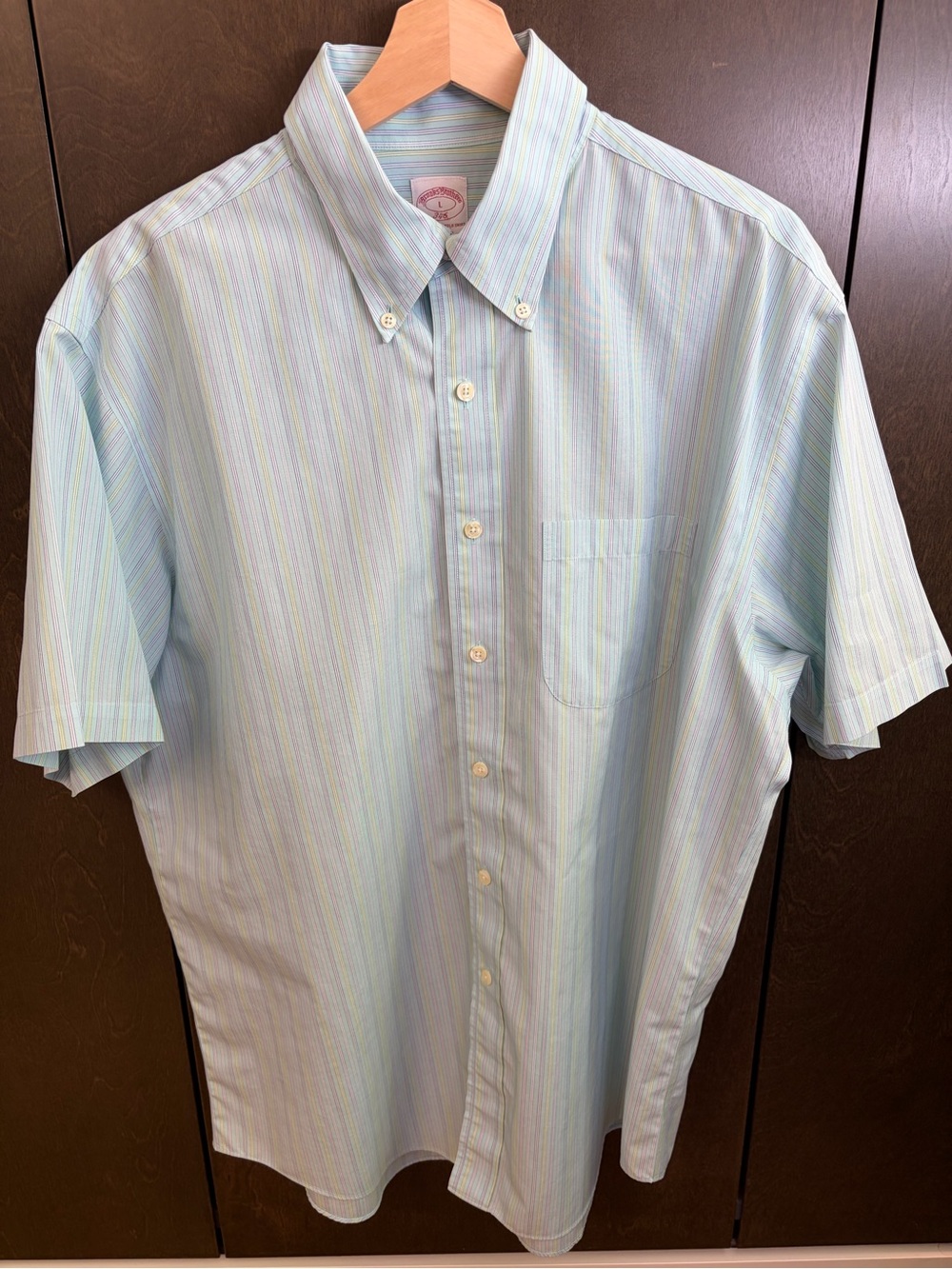 Brooks Brothers 346 short sleeve button down L